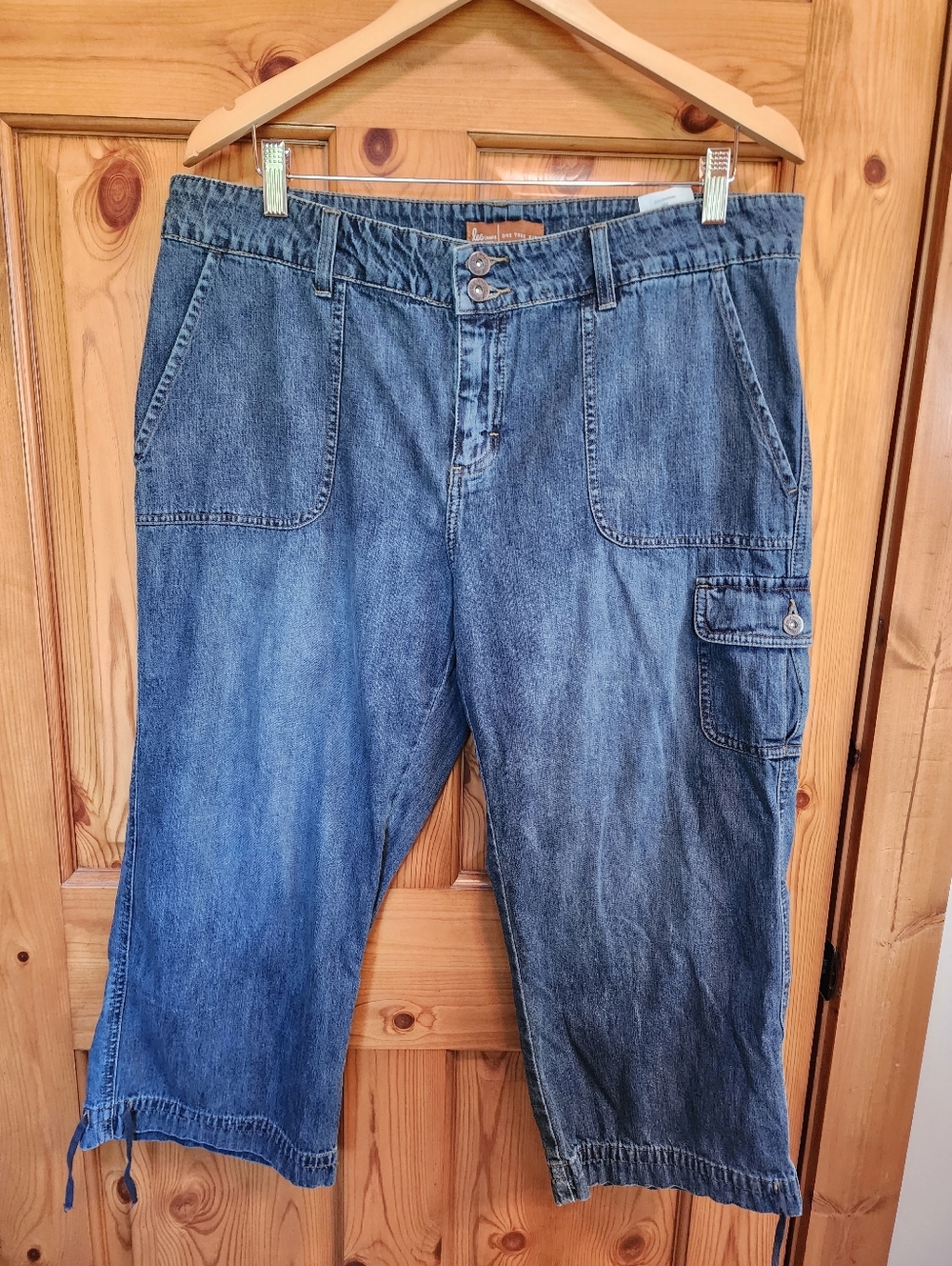 Lee Denim One True Fit Capri, Size 16W
